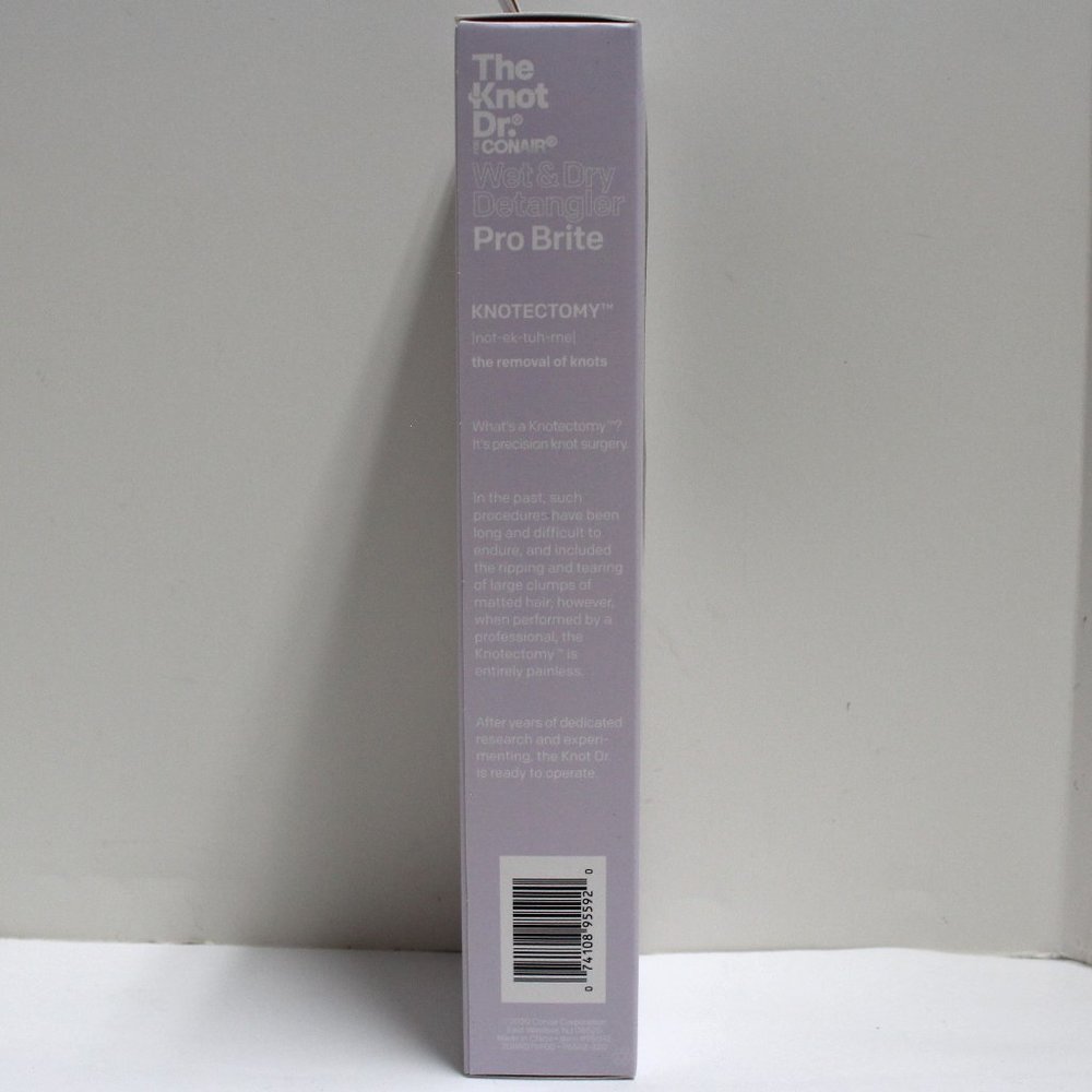 New The Knot Dr. For Conair Pro Brite Wet & Dry Detangler Brush - Picture 4 of 16